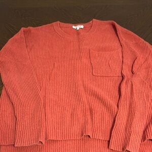 Madewell Orange Sweater